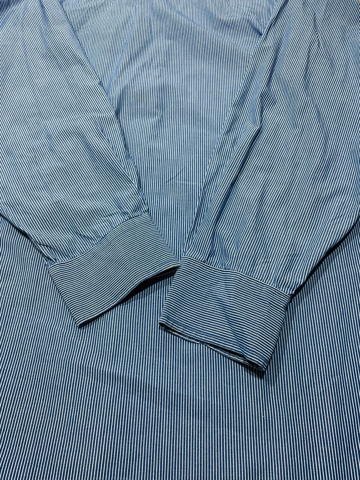 Chemise Tommy Hilfiger Crest XL 17 32-33 Chic 100% Coton Rayée Bleu – photo 10